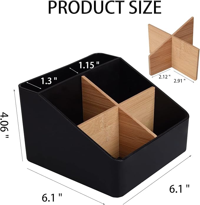 Toothbrush Holder for Bathrooms, 5 Slots Tooth Brush Holder