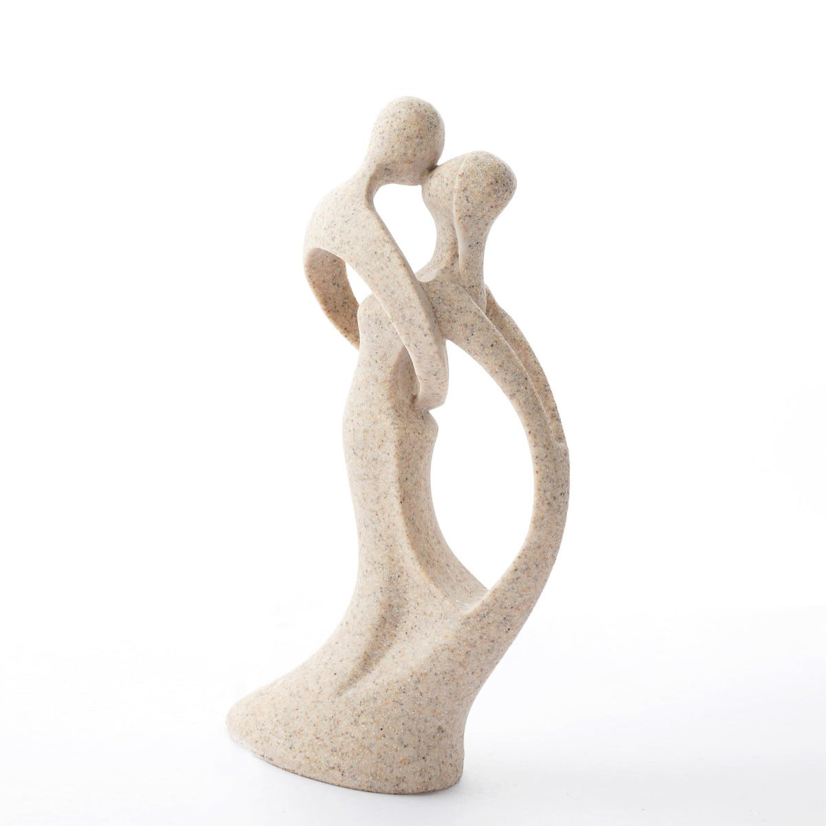 OWADAR Modern Abstract Couple Statue, Kissing Lovers Sculpture Figurine for Home Decor Living Room Bedroom Bookshelf Office, Gift for Wedding Anniversaries, Love Decor Ornament for Couple Valentines