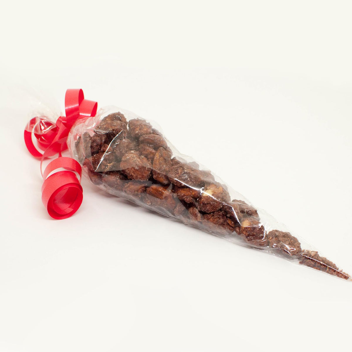 Morepack Cone Cellophane Bags,200 Pieces 6.3"x11.8" Cello Clear Cone Shaped Treat Bags with Twist Ties, Plastic Triangle Bag for Popcorn Favor Candy