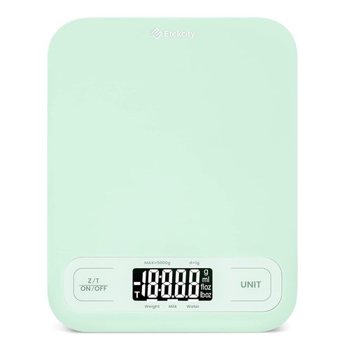 Etekcity Digital Food Kitchen Scale - Accurate Grams & Ounces Measurement for Cooking & Meal Prep | Large Green
