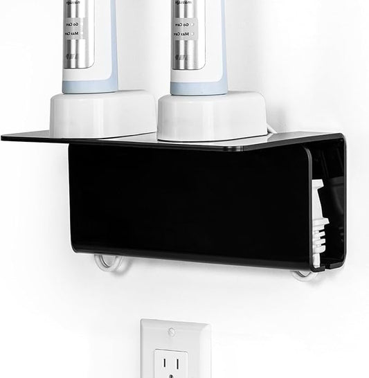OAPRIRE Electric Toothbrush Holder Wall Mounted, Acrylic Electric Toothbrush