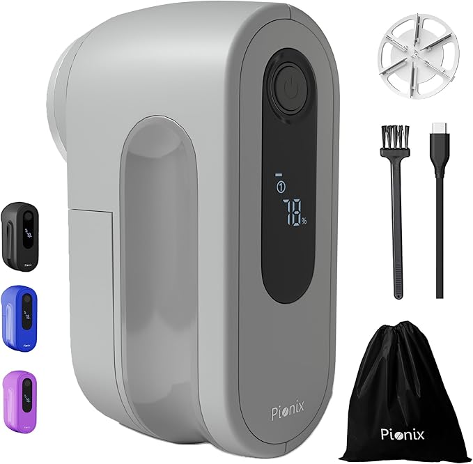Pionix Fabric Shaver, Sweater Shavers to Remove Pilling, High-Perf Defuzzer