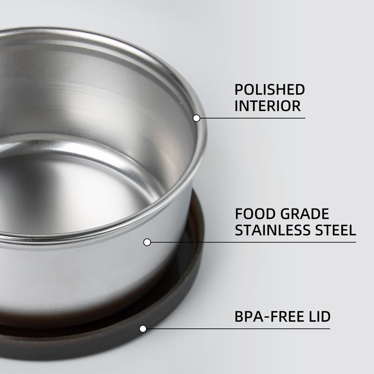 Iyulania 8.5 oz Stainless Steel Lidded Bowls, 4 Pack Unbreakable Small bowls with BPA-free Plastic Lids for Meal Prep, Cooking, Snacks, Leftovers