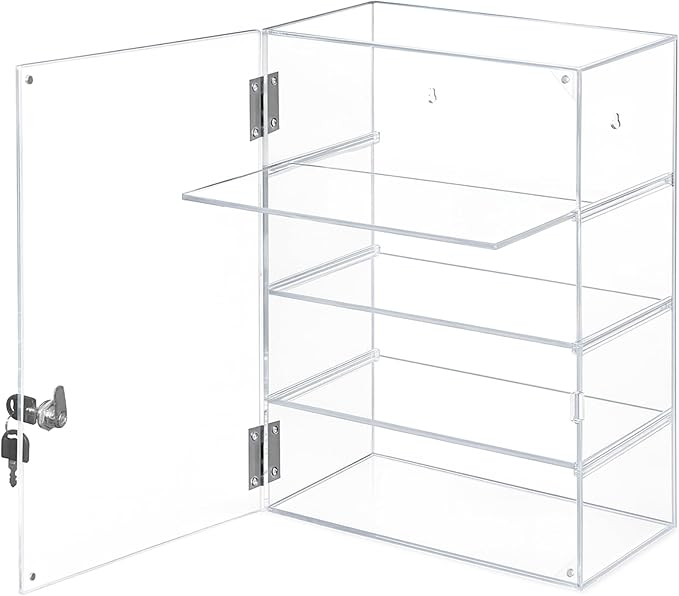 Acrylic Display Case with Lock – Acrylic Storage Chest