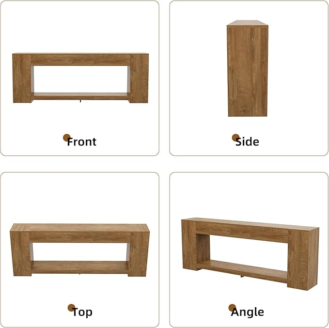 Epecoya 86-Inch Extra Long Console Table