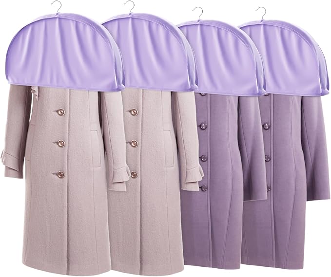 Univivi 12 Inch Satin Garment Shoulder Covers