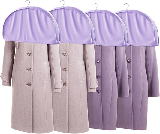 Univivi 12 Inch Satin Garment Shoulder Covers