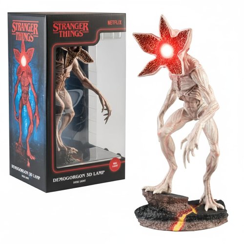 Grupo Erik Stranger Things Light Collector Edition - Stranger Things Merch - Stranger Things Room Decor - Official Netflix Merchandise - Demogorgon Figure - USB and Battery Powered