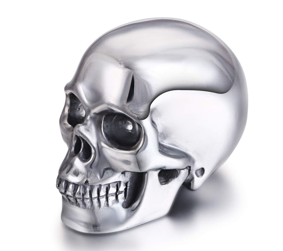 Skullis 2.0" Tera-Hertz Crystal Skull, Hand Carved Gemstone Fine Art Sculpture, Reiki Healing Stone Statue. z8