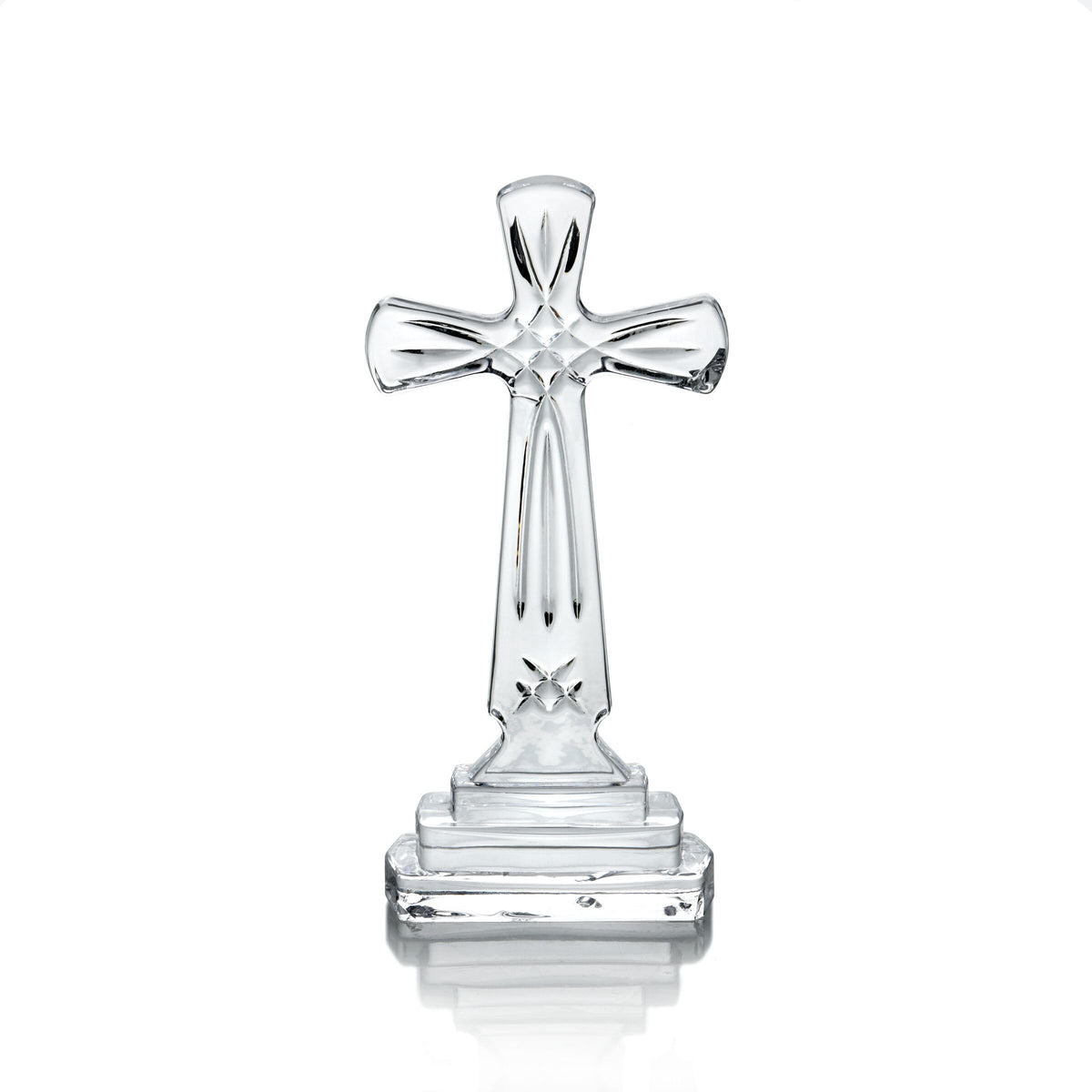 Mikasa Celebrations Rejoice Glass Crystal Cross, 9-Inch, 2.56" x 4.13", Clear