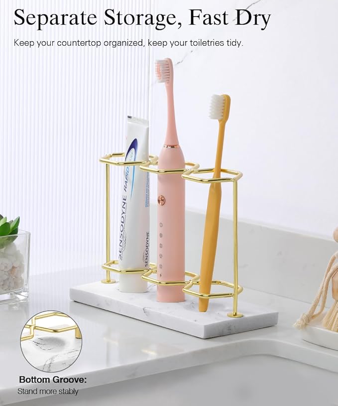 Emibele Toothbrush Holder, Resin Electric Toothbrush Holder