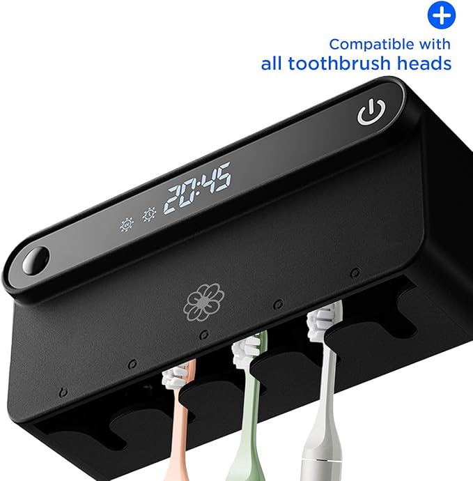Bloom Toothbrush Sanitizer and Holder