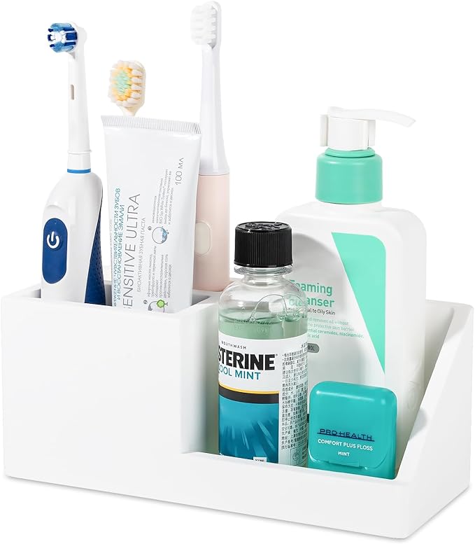 Diatomite Toothbrush Holders for Bathrooms, Quick Dry Electric Tooth Brush and