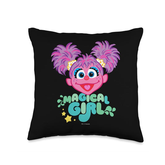 Sesame Street Abby Cadabby Magical Girl Throw Pillow