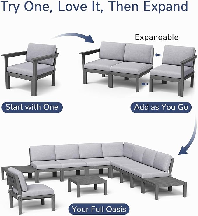 Stoog Modular Armchair with Removable Arms