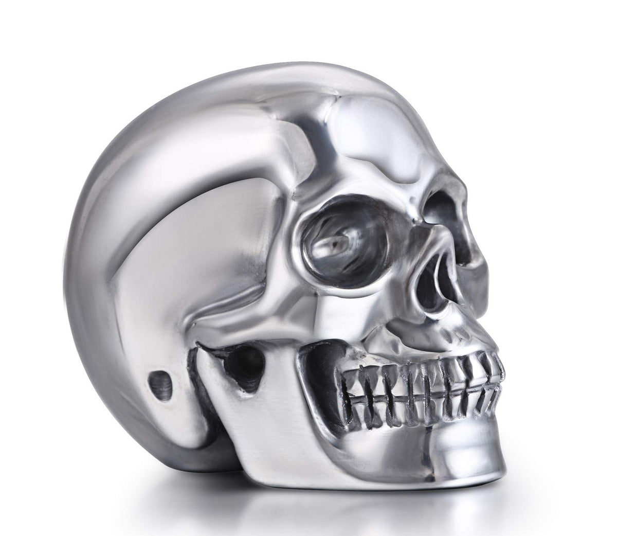 Skullis 2.0" Tera-Hertz Crystal Skull, Hand Carved Gemstone Fine Art Sculpture, Reiki Healing Stone Statue. z8