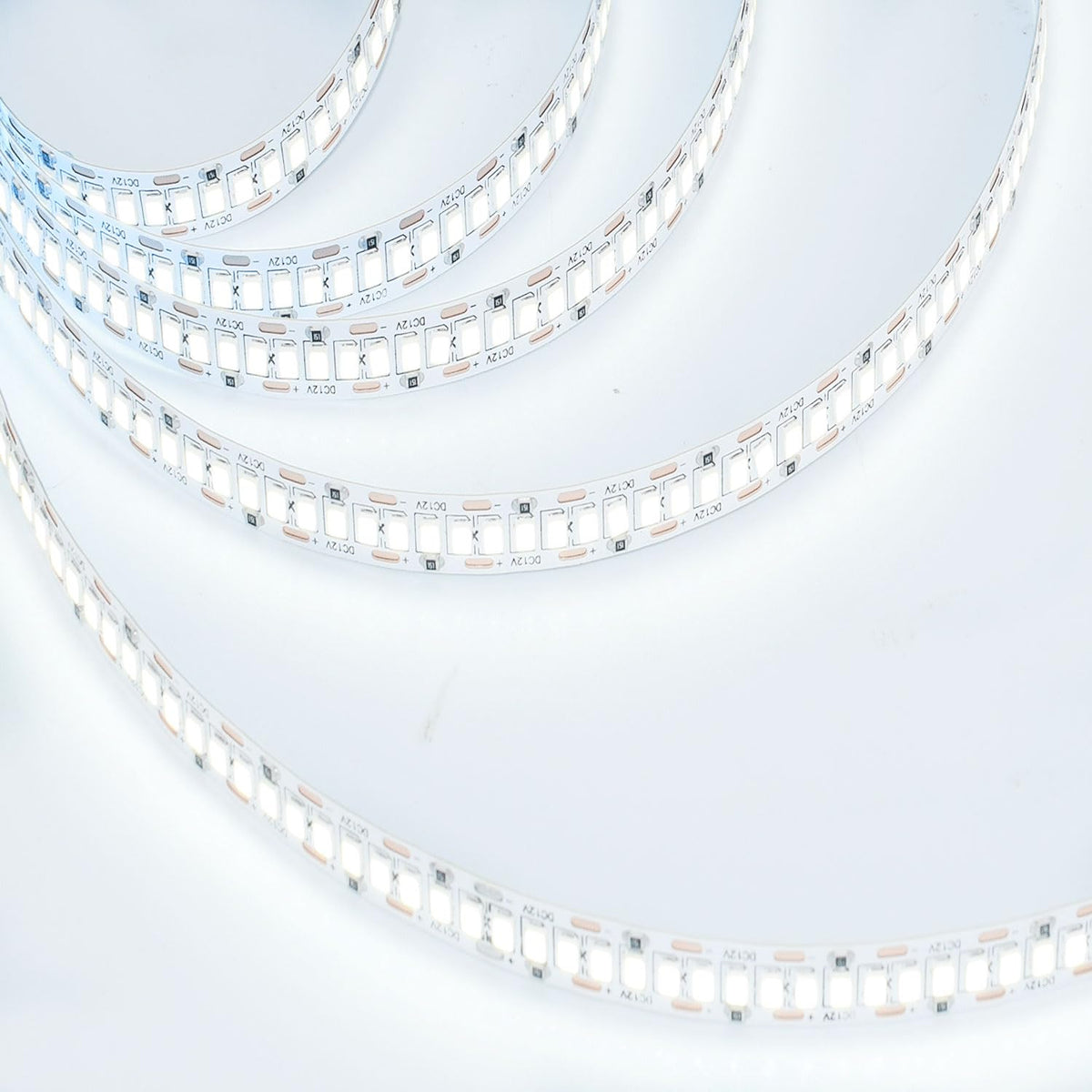 HAASHADA LED Strip Lights, DC12V 5m/16.4ft Dimmable 2835 LED Lights Strip, Super Bright 1200 LEDs 24000LM LED Ribbon Strip Lights Non-Waterproof, 2 Times Brightness Than SMD 5050 (Cool White 6500K)