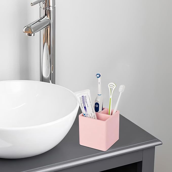 Diatomite Toothbrush Holders for Bathrooms, Electric Toothbrush and Toothpaste