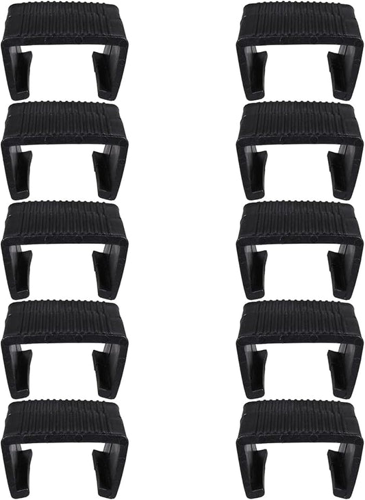 SUQ I OME Pack of 10 Outdoor Patio Garden Wicker Rattan Furniture Aligment Sofa