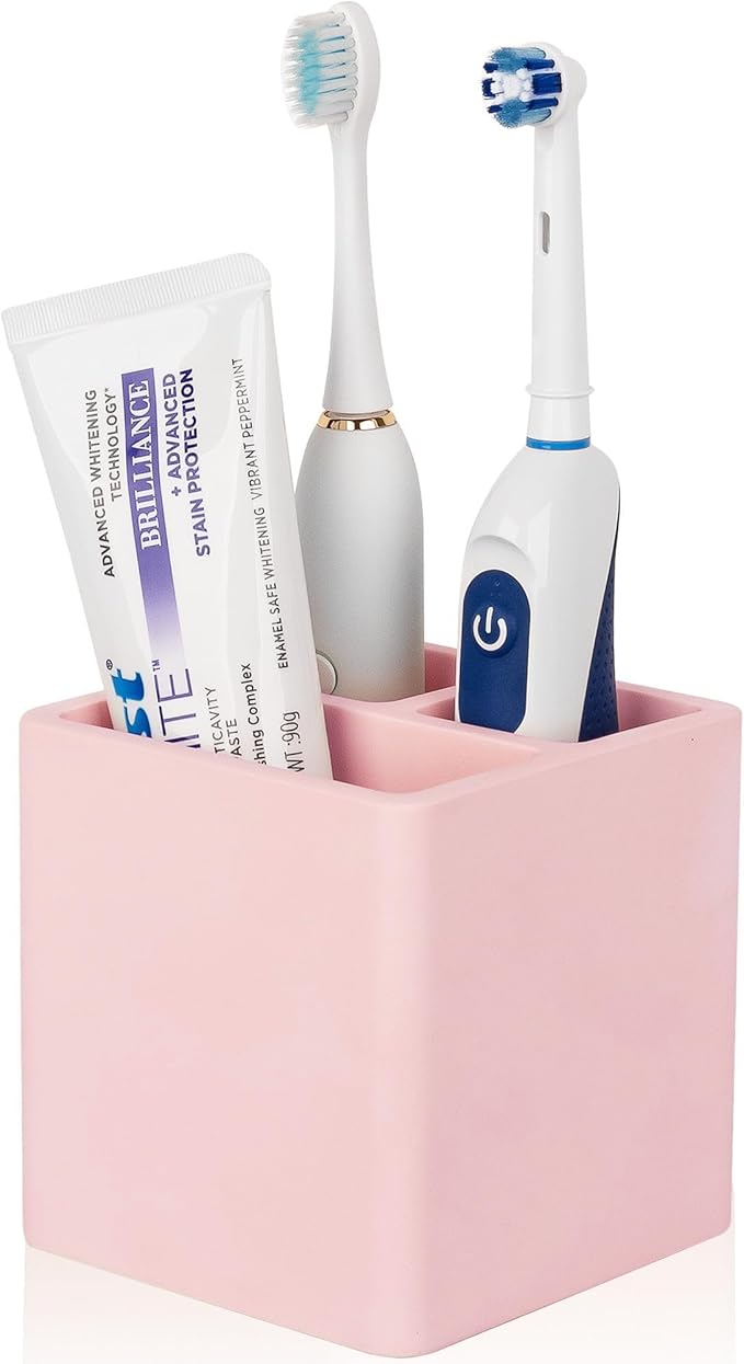 Diatomite Toothbrush Holders for Bathrooms, Electric Toothbrush and Toothpaste