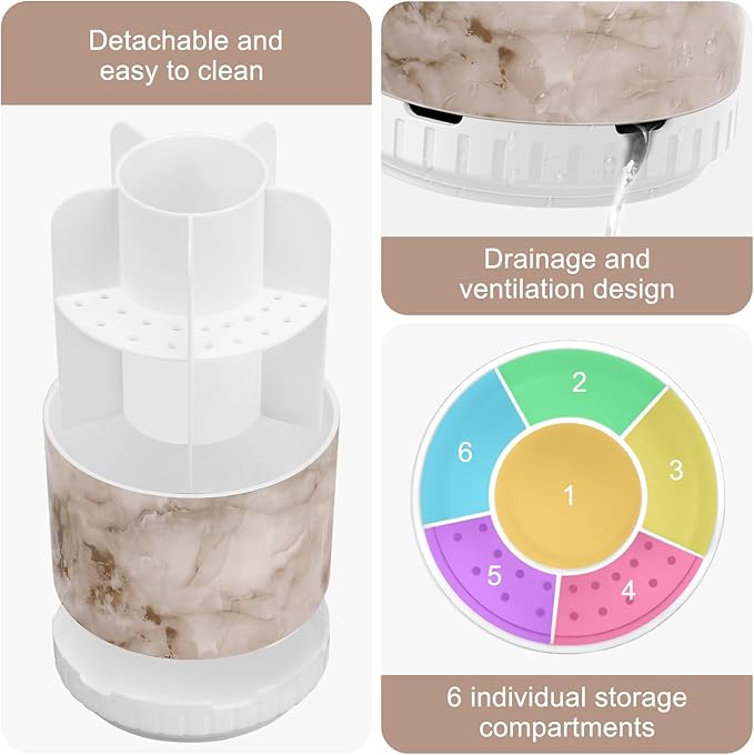 Marble Toothbrush Holders
