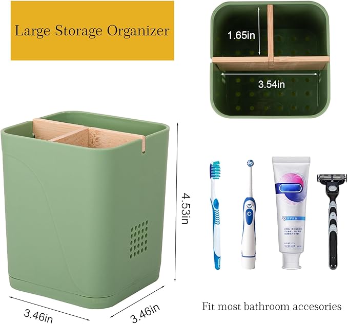 Electric Toothbrush Holder 3 Slots Tooth Brushing Holder