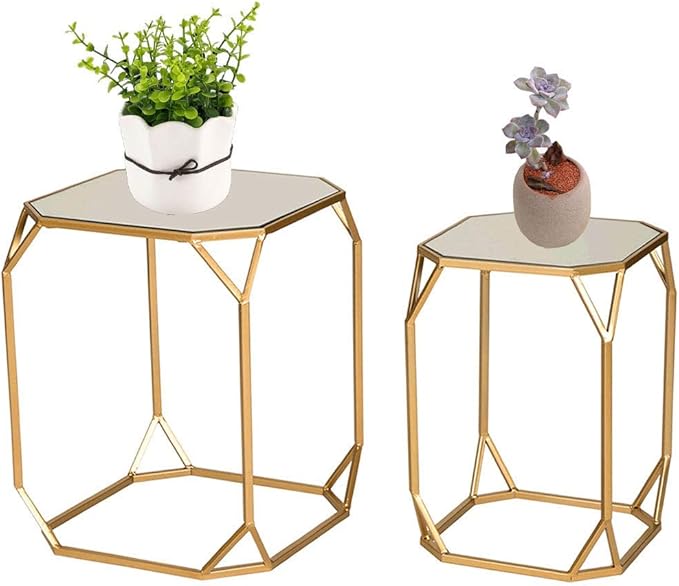 Glitzhome Modern Nesting Tables, Side/End Tables
