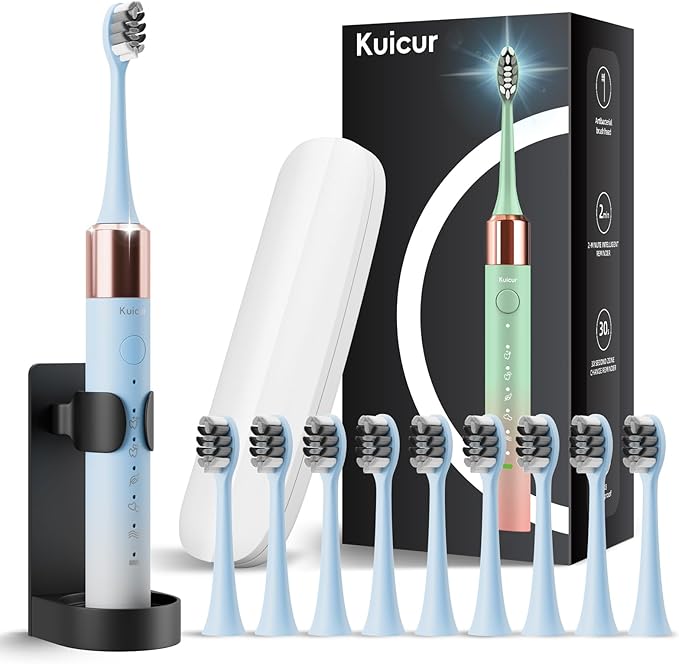 Sonic Electric Toothbrush for Adults and Kids, Comes