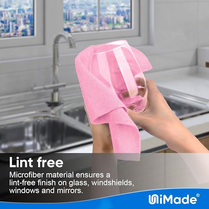 Microfiber Cleaning Cloth, 10 Pack Reusable Microfiber Towels