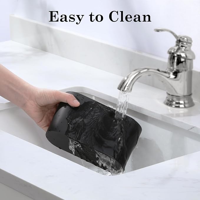 Luxspire Toothbrush Holder, 2 Slots Toothbrush and Toothpaste Holdersfor