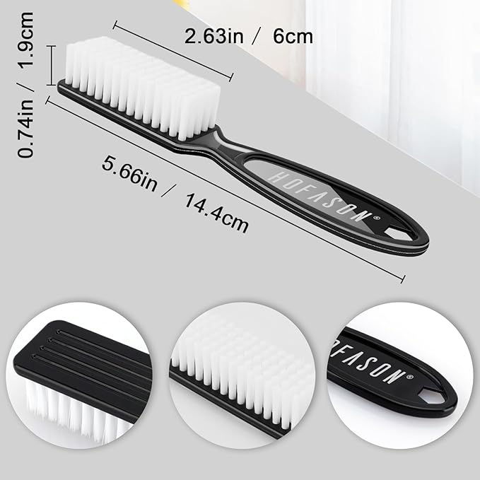 6 Pack Nail Brush Cleaning Nail Dust Brush, HOFASON Nail Brush