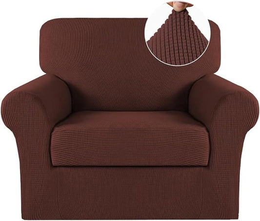 Turquoize 2 Piece Chair Covers Armchair Covers