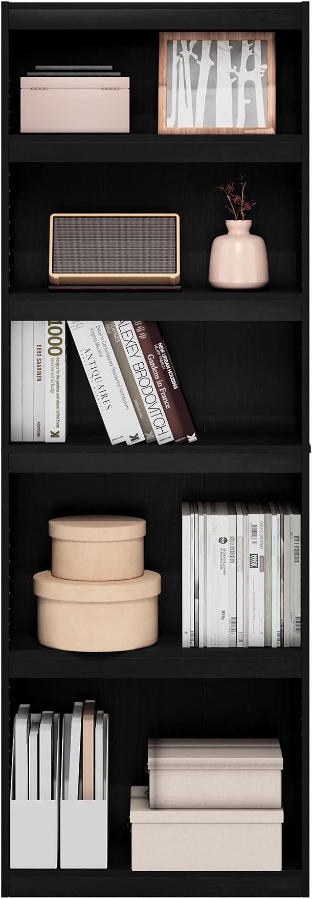 Furinno Jaya Enhanced Home 5-Tier Shelf Bookcase