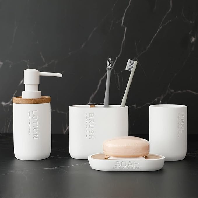 Toothbrush Holders Bamboo Electric Toothbrush Holder Bathroom Storage Organizer