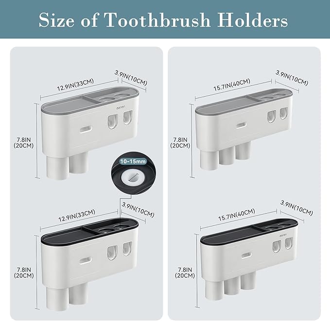 Toothbrush Holders Wall Mounted, Toothbrush Holder