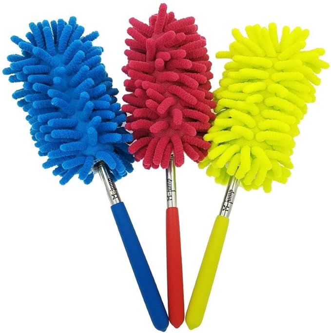 M-Jump 3 Pack Retractable Long-Reach Washable Duster
