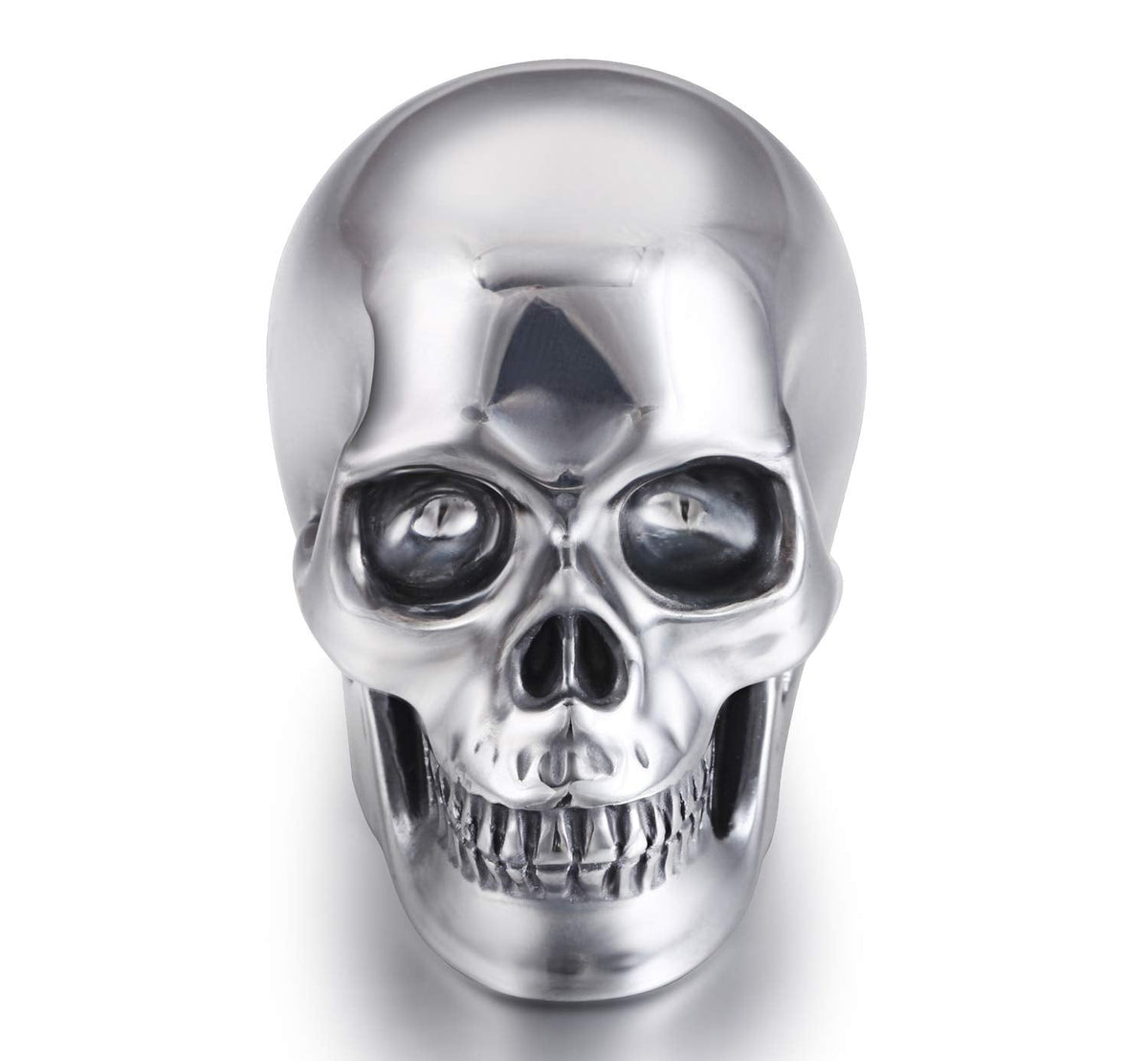 Skullis 2.0" Tera-Hertz Crystal Skull, Hand Carved Gemstone Fine Art Sculpture, Reiki Healing Stone Statue. z8