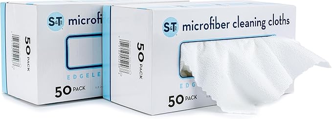 S&T INC. Microfiber Cleaning Cloths