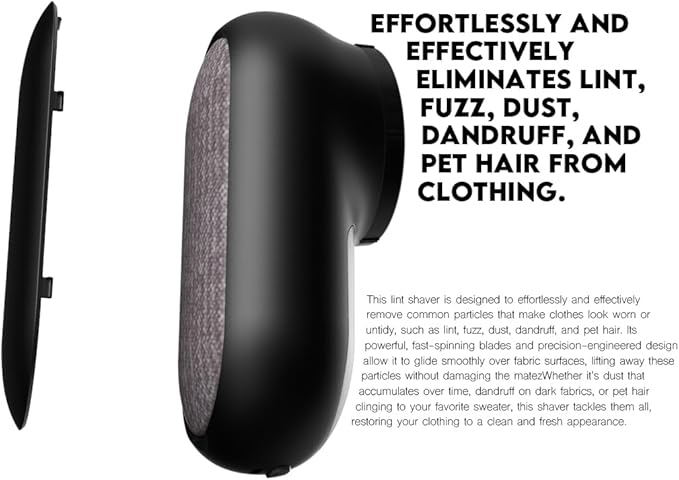 Rechargeable Fabric Shaver, Lemontec Battery-Operated Lint Remover & Sweater