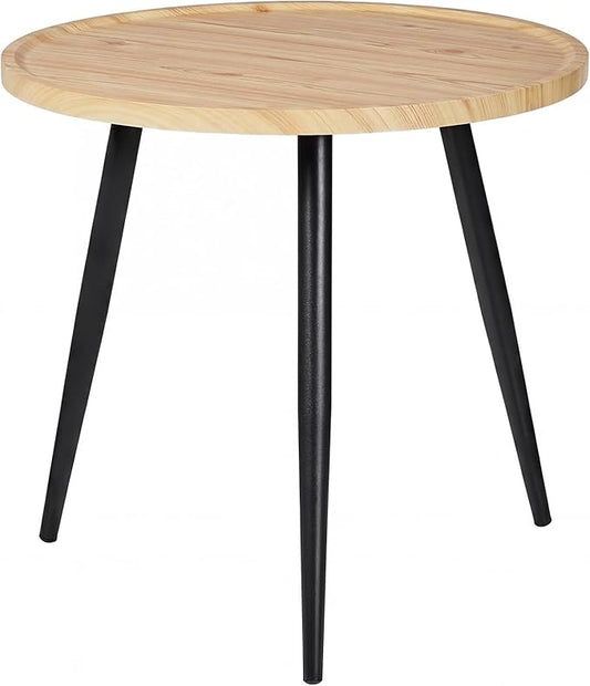 VECELO Modern Side Table, Round Small End Table, Exclusively Designed