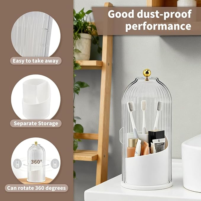 Rotating Toothbrush Holder