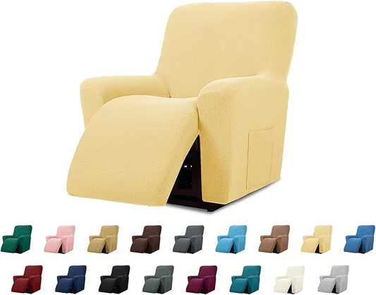 Cupuamon Recliner Chair Covers, Lazy Boy Recliner Covers Stretch Reclining