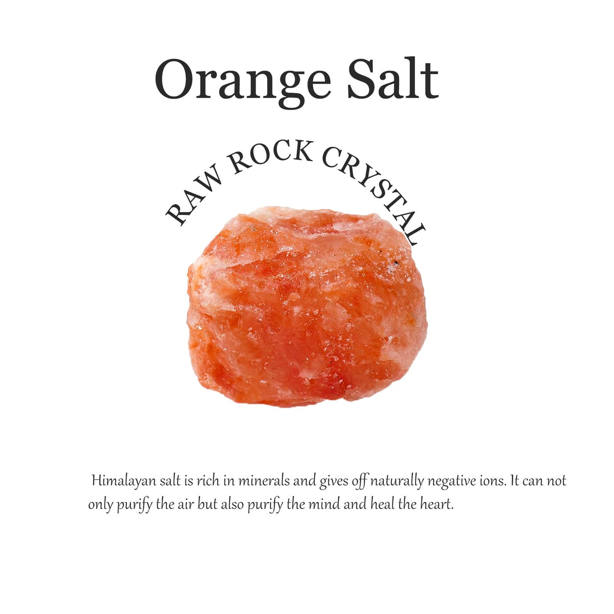 Apengshi Orange Salt Raw Crystals 2PCS Natural Rough Rocks Healing Crystal and Stones DIY Raw Stones Meditation Fountain Garden Home Decor