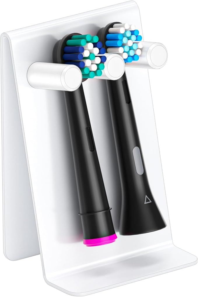 Electric Toothbrush Head Holder Adhesive or Tabletop, Tooth Brush Holder