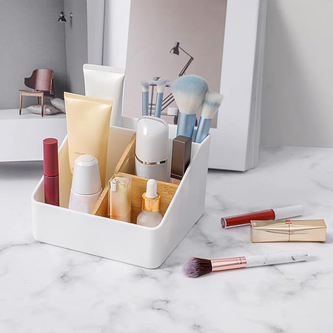 Toothbrush Holder for Bathrooms, 4 Slots Tooth Brush Holder