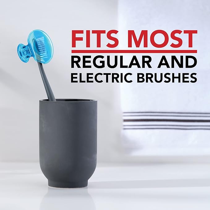 Steripod Clip-On Toothbrush Protector, Keeps Fresh and Clean, Fits Most Manual