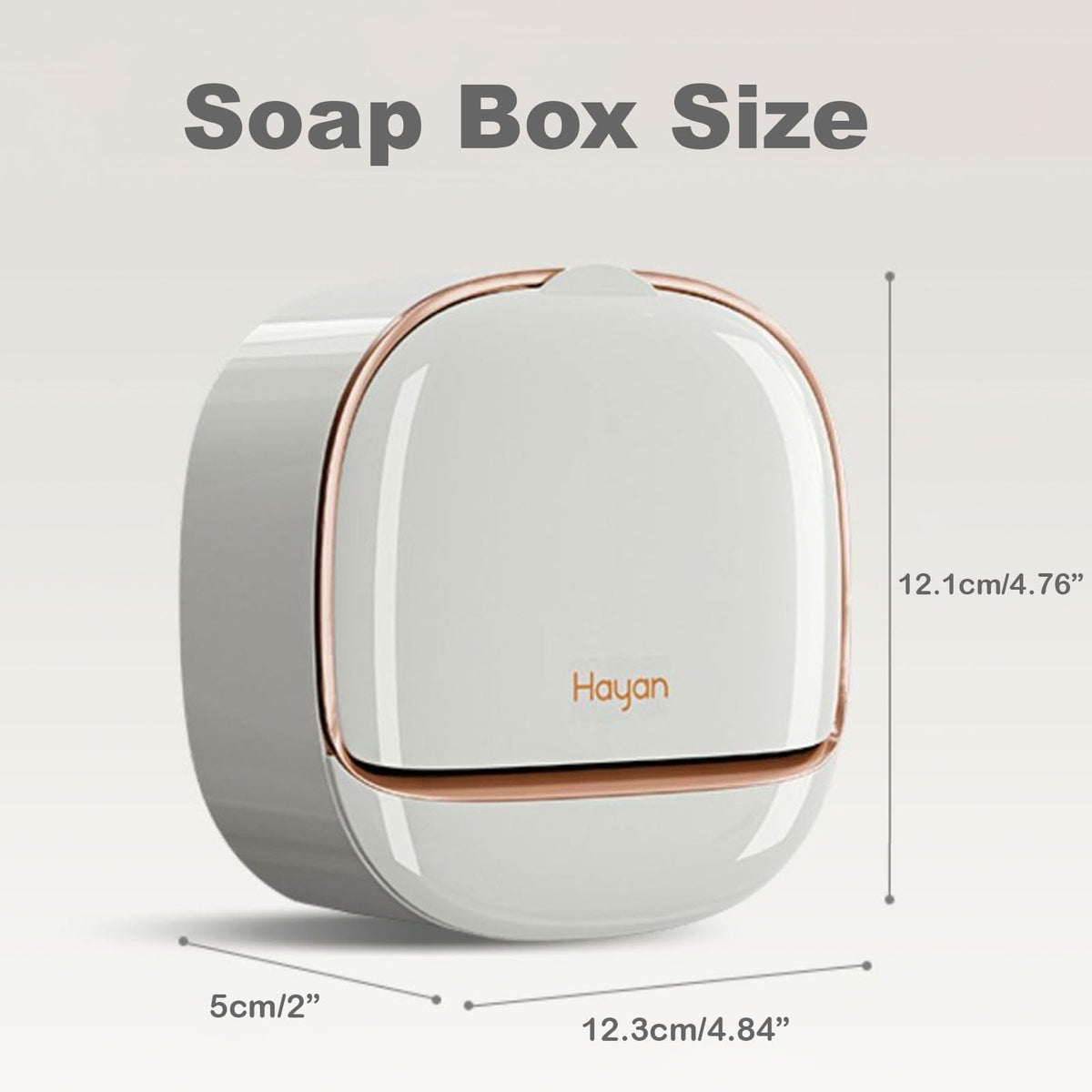Soap Holder Dish Shower, Bar Soap Holder with Drainage, Self Draining Soap Holder, Wall Mounted Soap Box Tray Container for Bathroom, Bathtub Kitchen Sink (1PC White)