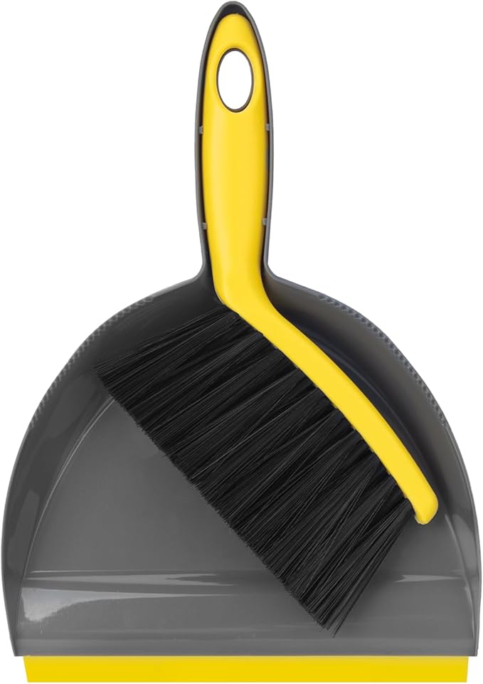 Dustpan and Broom Set Small – Mini Handheld Dustpan and Brush Combo