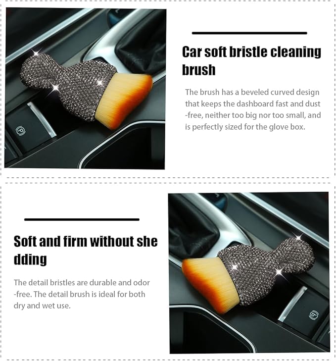 zipelo Auto Interior Dust Brush, Car Detailing Cleaning Brush