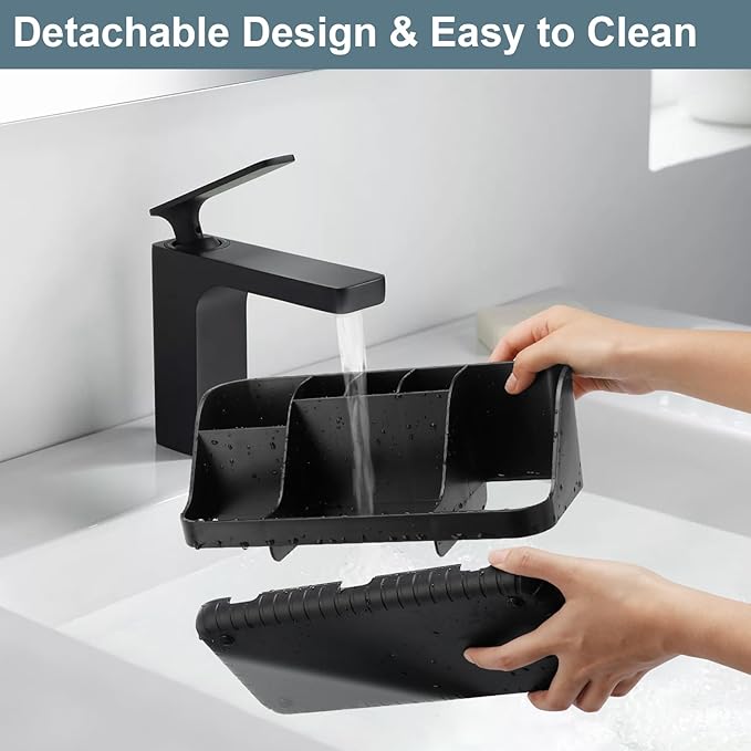 Black Toothbrush Holder